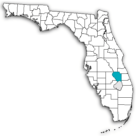 Okeechobee County on map