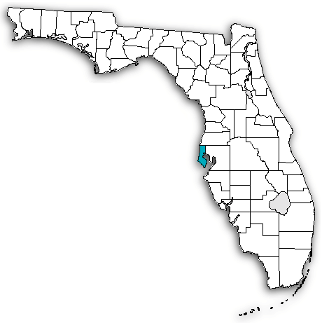 Pinellas County on map
