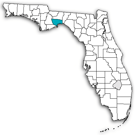 Wakulla County on map