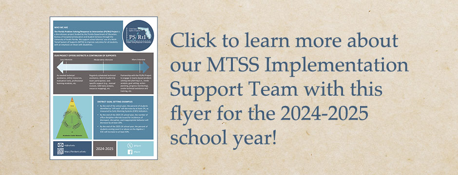 2024-2025 PS/RtI Flyer