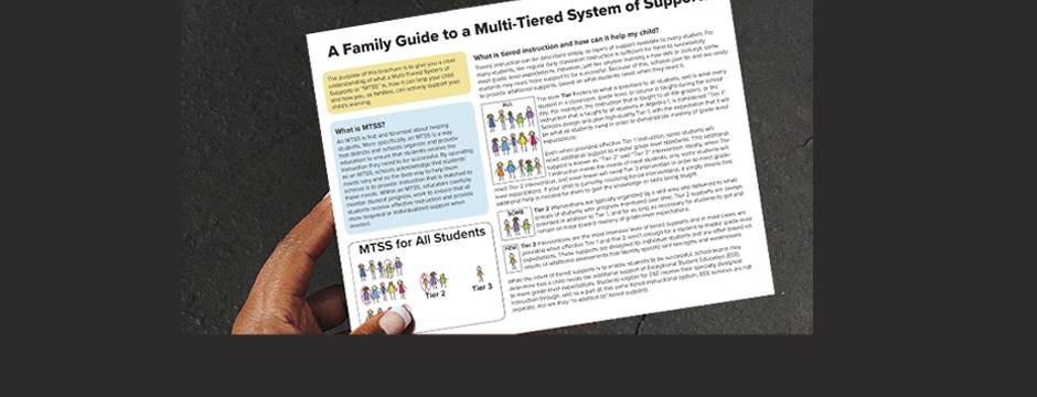 Families and MTSS Flyer